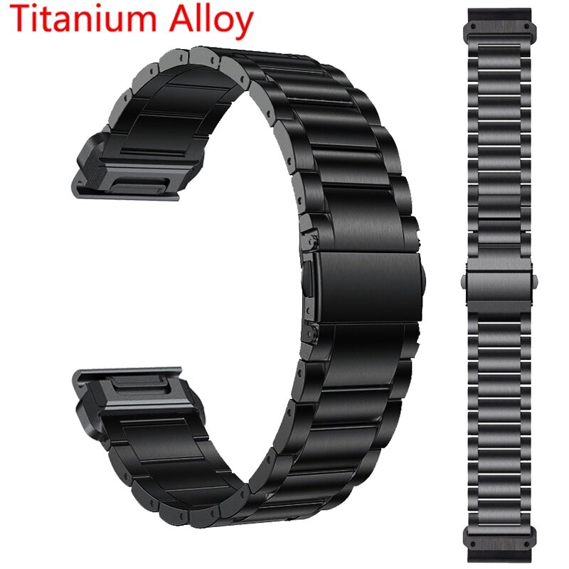 22mm 26mm high quality titanium alloy band metal bracelet quick fit strap for garmin epix gen 2 d2 delta px d2 charlie d2 bravo