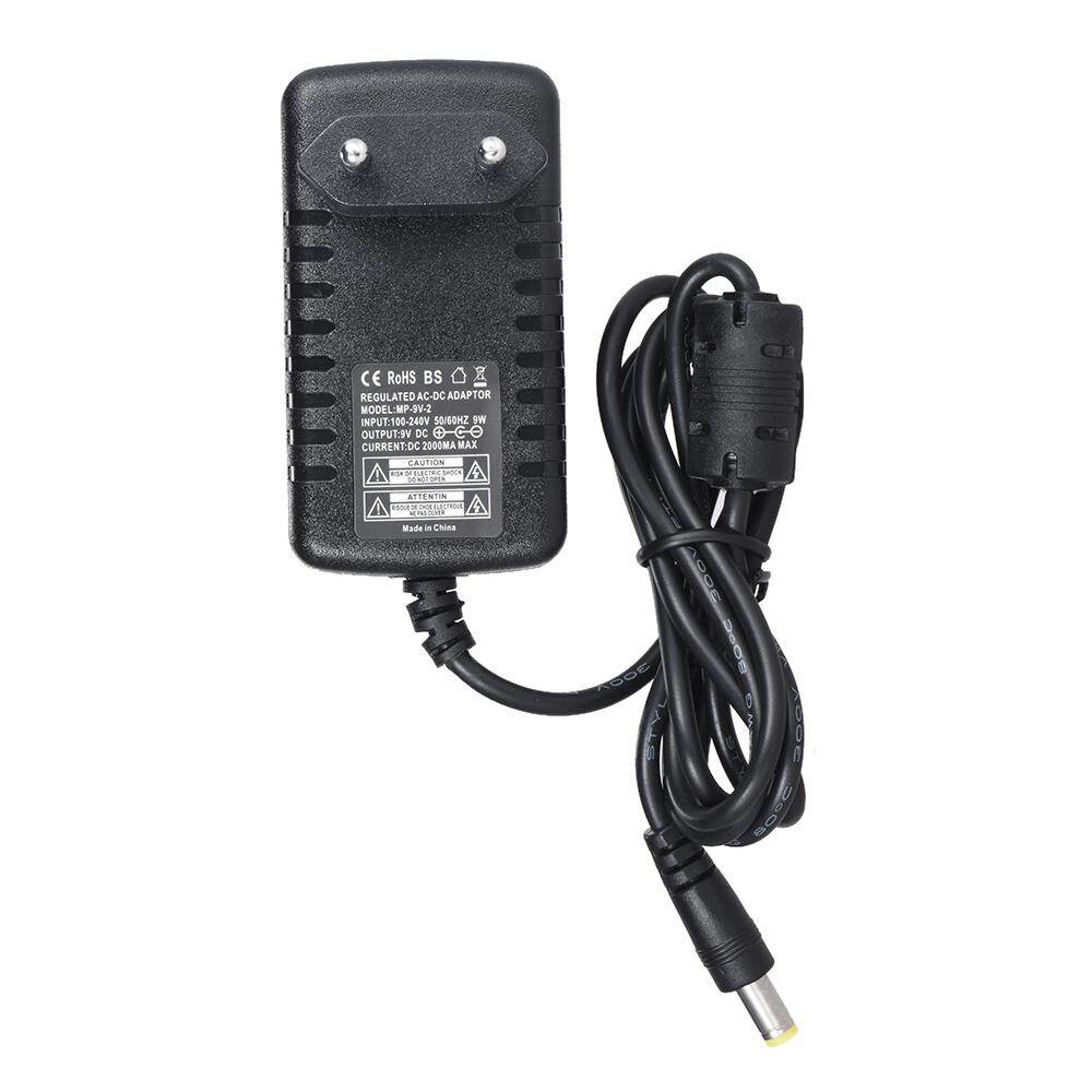 SENT 9V 2A Power Supply Adapter Converter for Guitar Bass Effect 100~240V Input EU Plug