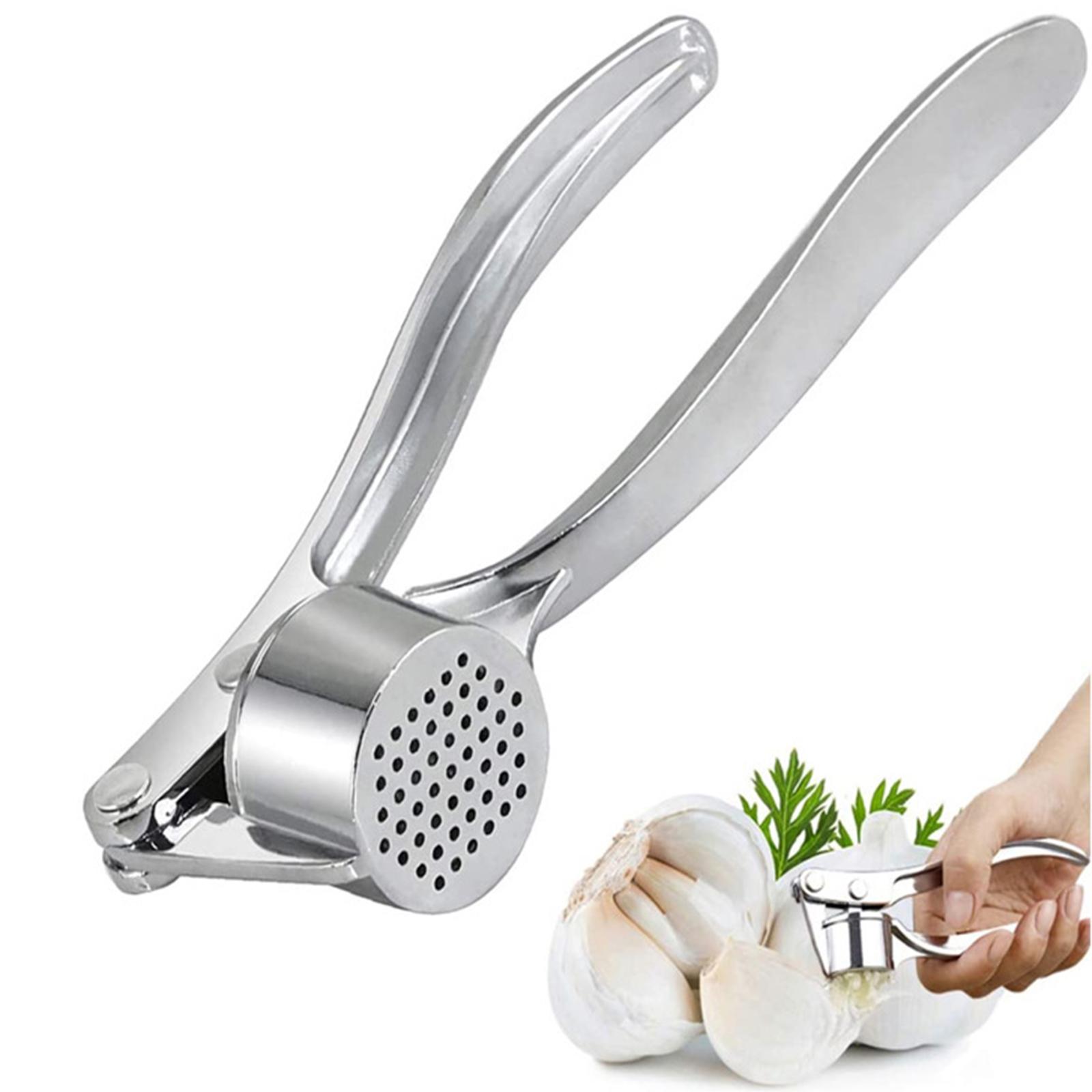 chiwanji Garlic Presser Handheld Kitchen Gadget Garlic Mincer for Onion Garlic Ginger