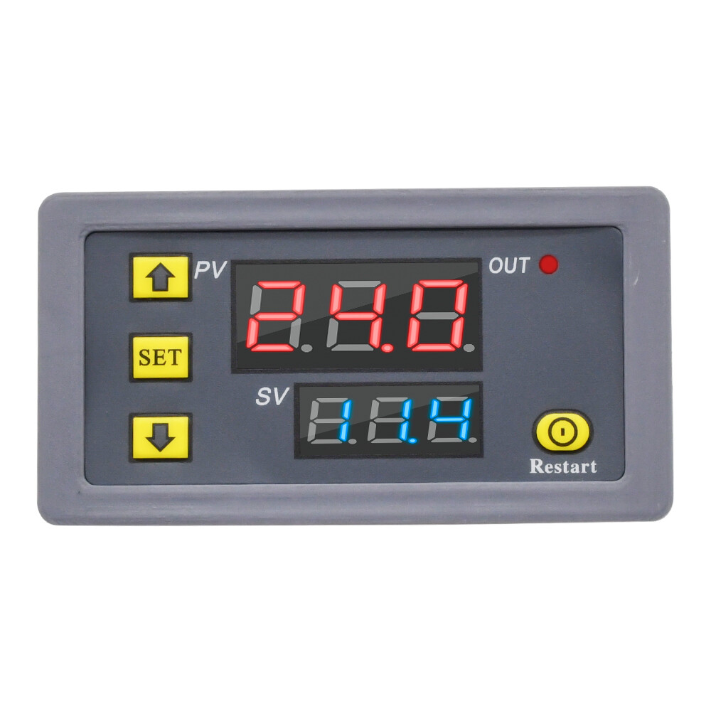 Original AC 110V 220V Digital Time Delay Relay Dual LED Display Cycle Timer Control Switch Adjustable Timing Relay Time Delay Switch