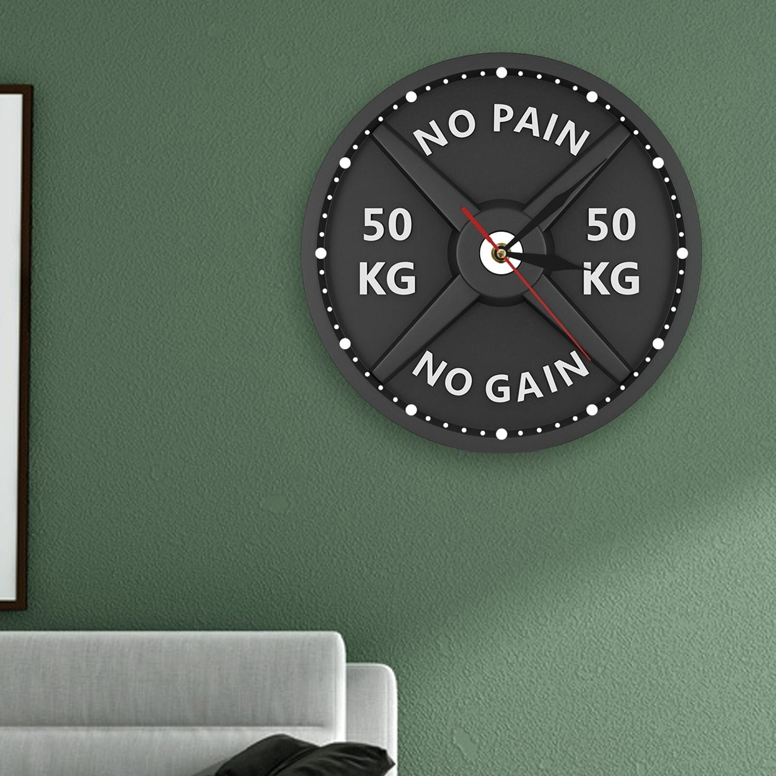 【Fire New】 Gym Wall Clock Decoration