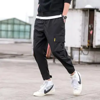 loose black joggers