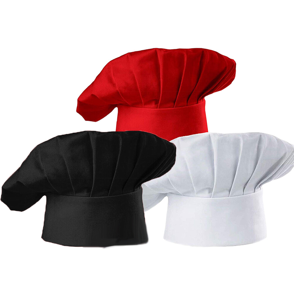 Meek Fantisia Professional Elastic Adjustable Men Women Cap Kitchen Cooking Baker Chef Hat