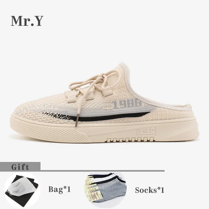 mens mesh slip on shoes