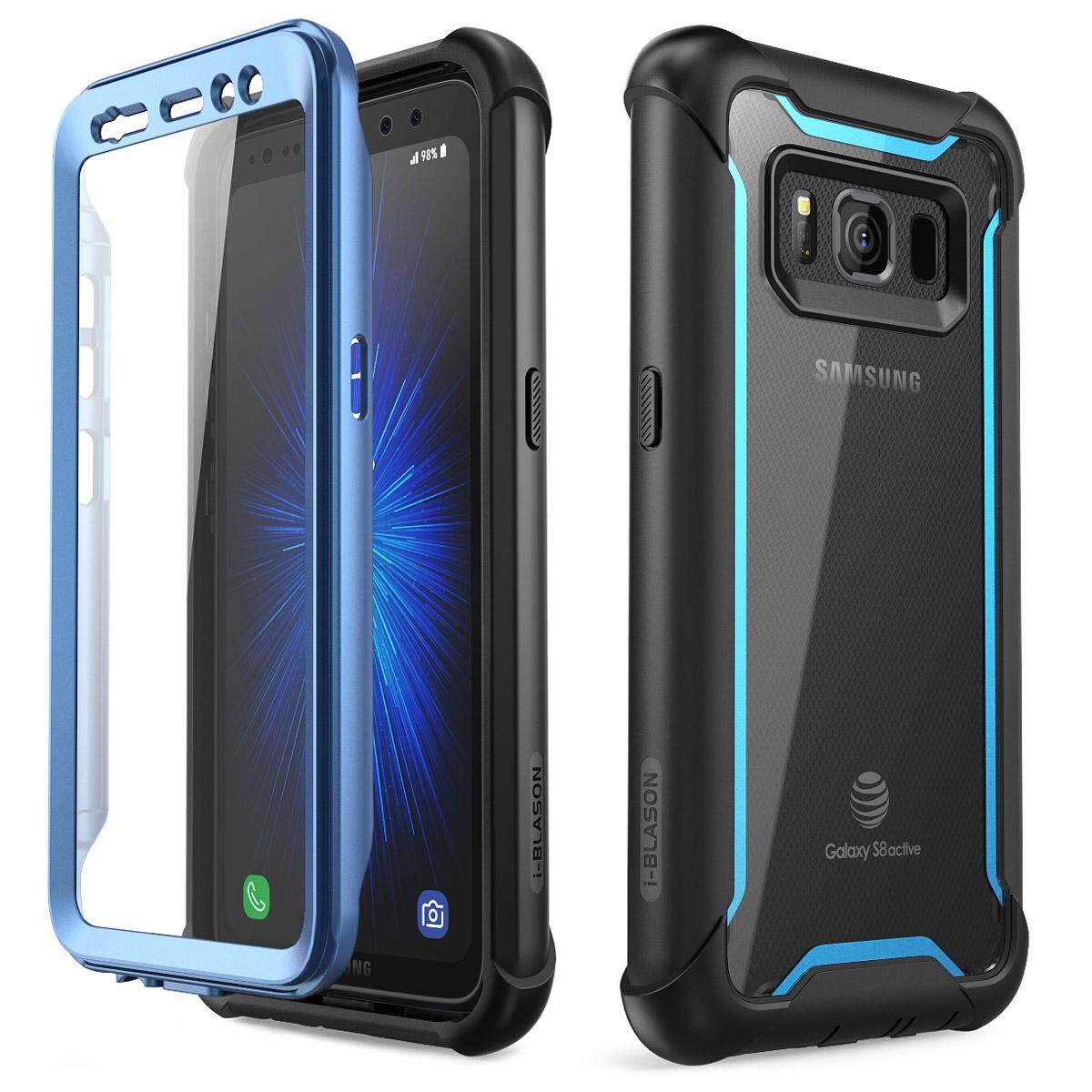 For Samsung Galaxy S8 Active case iBlason Fullbody Rugged Clear