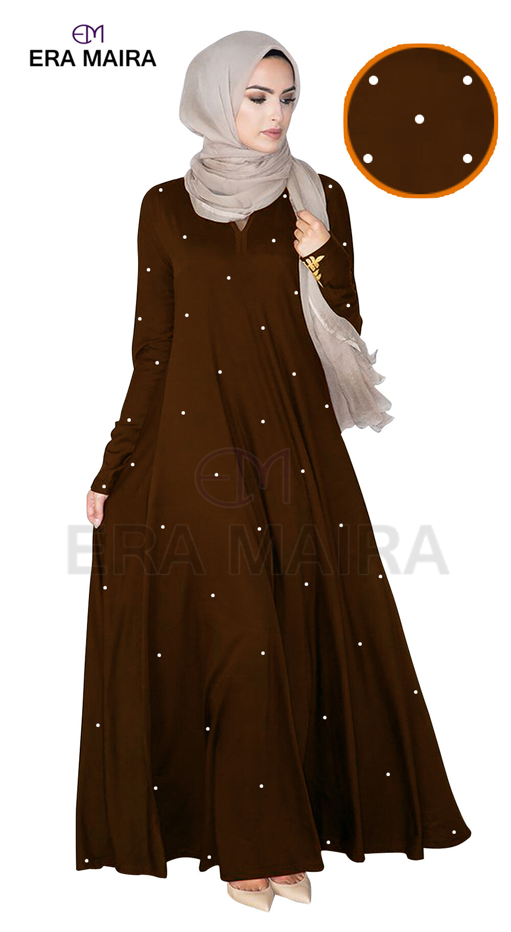 Jubah Abaya Plain New Fashion For Muslimah Diana Starletz