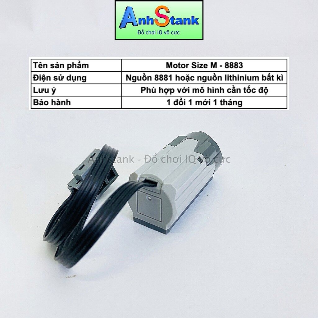 Motor Cỡ M 8883 Tương Thích 9686-Education-technic