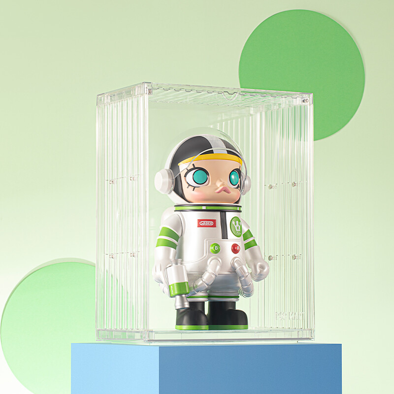POP MART 400% Display Box Transparent Assembled Container（not included Blind Box）