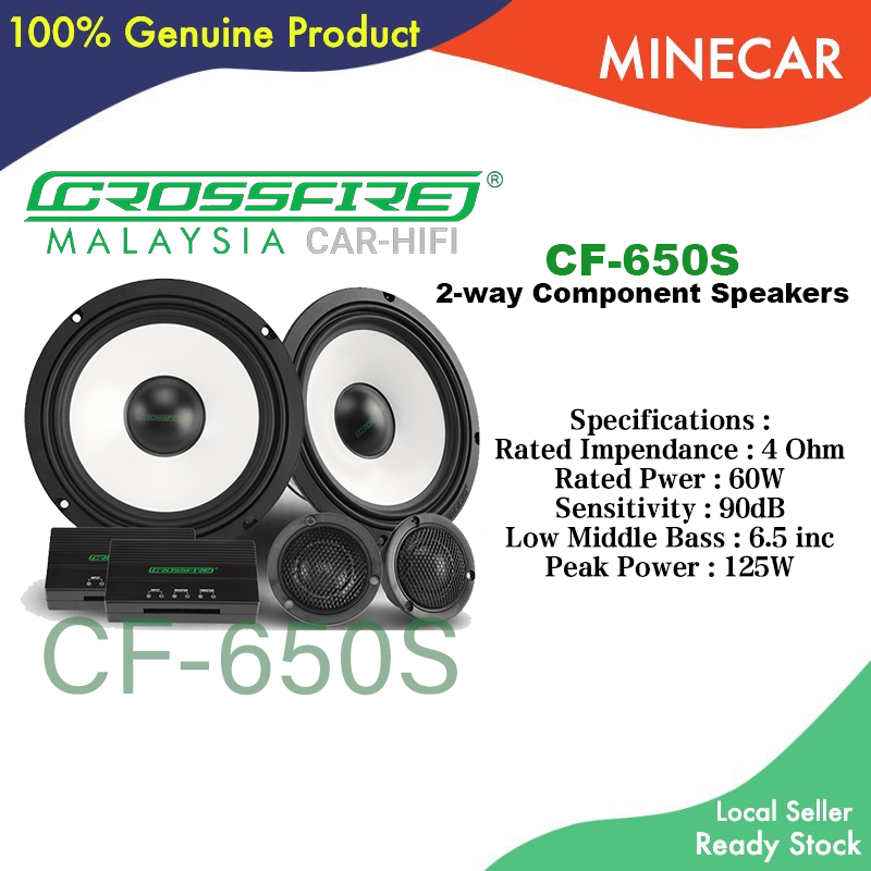 Crossfire 6.5 hot sale speakers