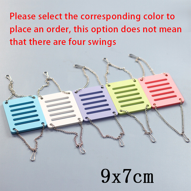 [HATELI] Hamster Cage Accessories Hamster Toys Golden Bear Guinea Pig Pet House Villa Swing Hut Hamster Cage Supplies