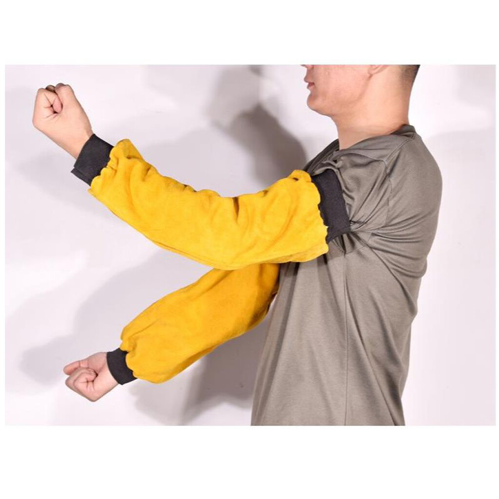 Baoblaze Flame-Resistant 19'' Long Welding Sleeves With Elastic Cuff Various New