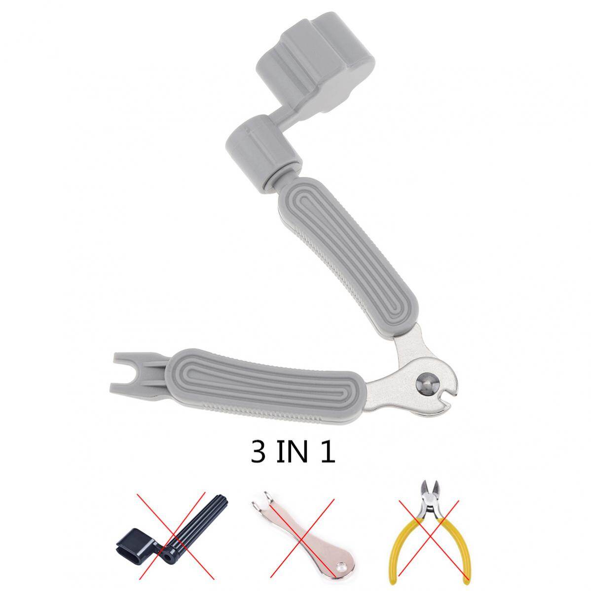 SLADE 3 IN 1 Multifunctional Guitar Tool Guitar String Winder and Cutter Clippers Bridge Pin Puller Peg Winder