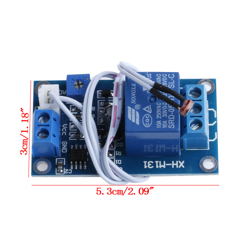 12V Photoresistor DC Module Relay Light Detection Sensor Light Control Switch
