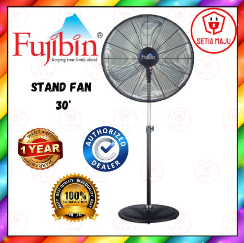 FUJIBIN 30'' Industrial Commercial Heavy Duty Stand Fan ( FAS30B