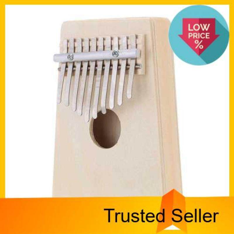 10 Key Mbira Finger Thumb Music Piano Hollow Pine Education Toy Musical Instrument for Music Lover and Beginner (The Original Wood Color) Malaysia