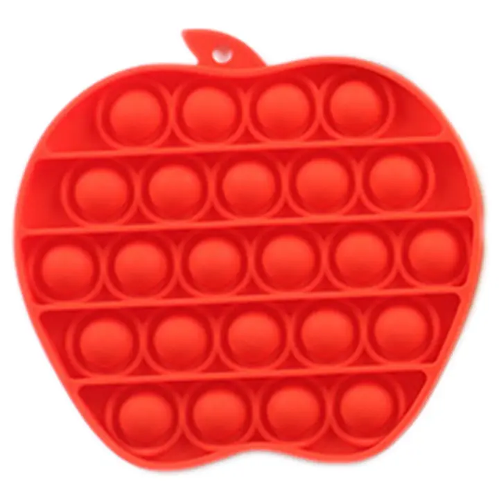 red pop it fidget toy