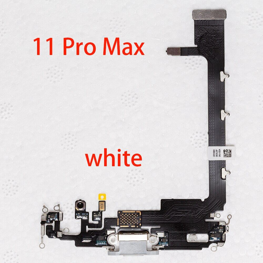 1Pcs Charger Port Flex Ribbon For Iphone 11 12 Pro Max USB Dock Charging Connector Data Flex Cable Replacement Parts