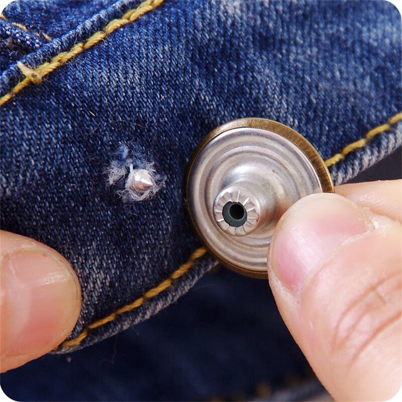 jeans button broken