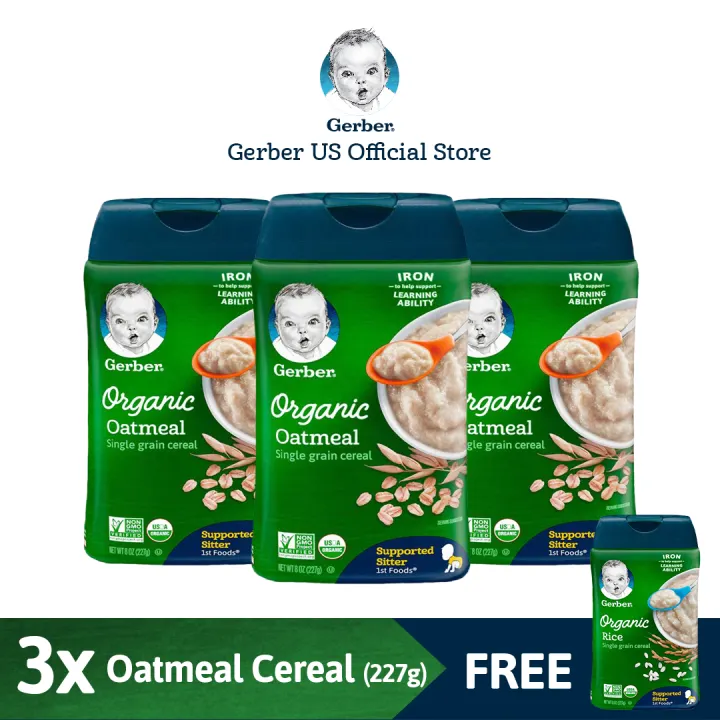 gerber organic rice cereal