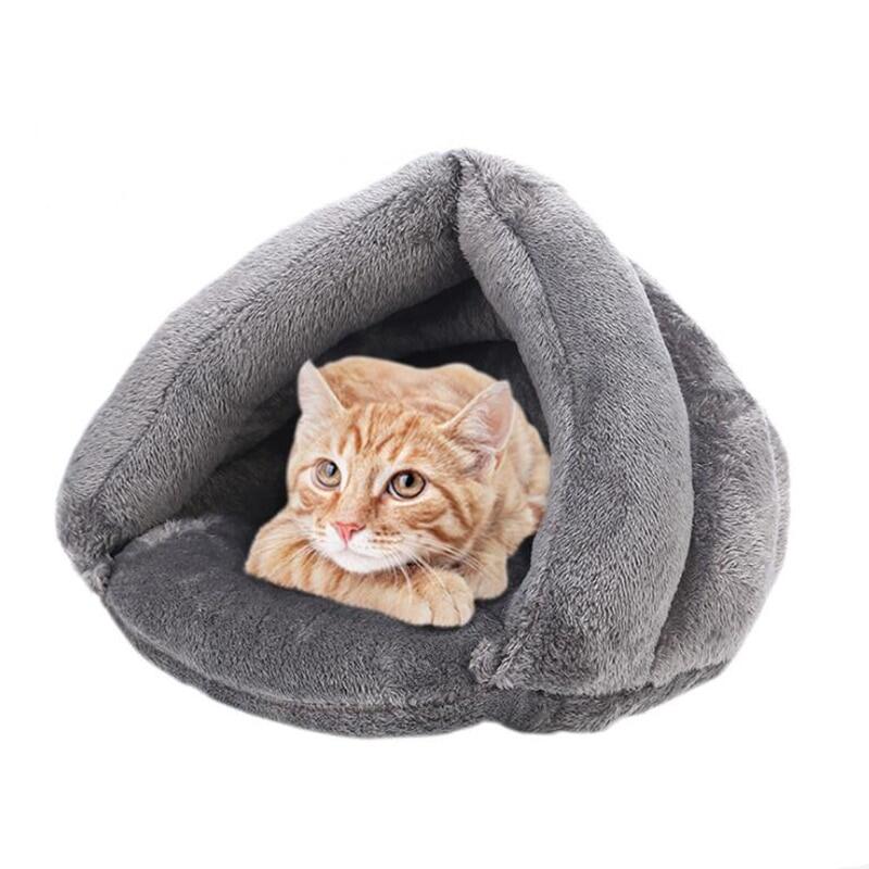 Dog cat bed Soft pet Nest cat Kennel Bed Cave House Sleeping Bag warm Mat