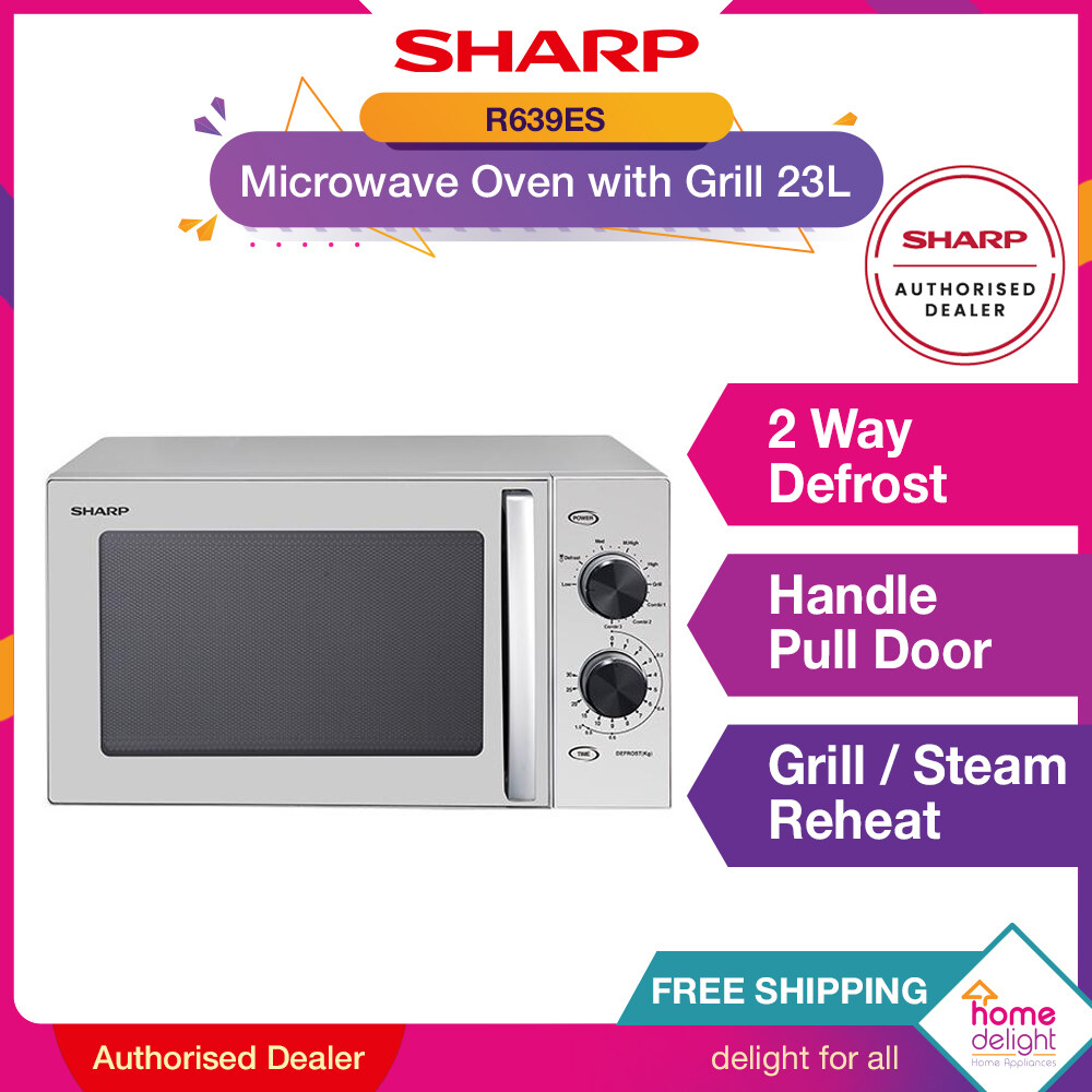 [FREE SHIPPING] Sharp Microwave with Grill Function 23L [ R639ES ] Lazada