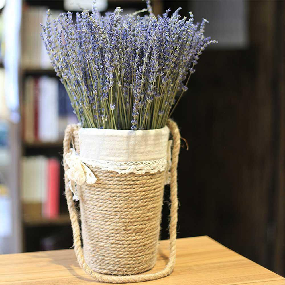 100Pcs Beautiful Immortal Living Room DIY Craft Flower Bouquet Dried Flowers Natural Lavender Home Decor