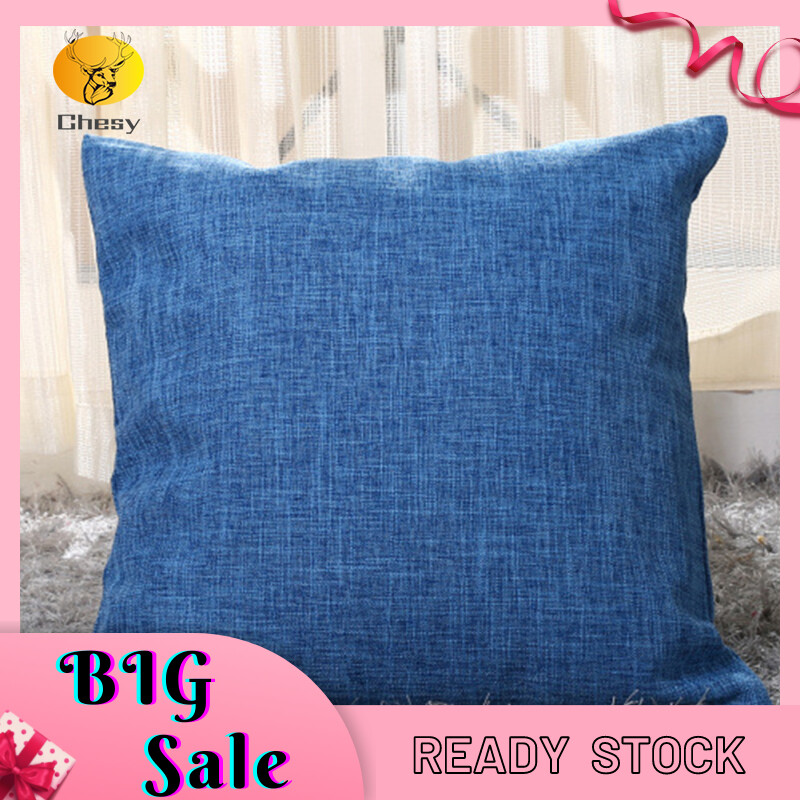 Square Pillow Case Modern Simple Solid Color Throw Pillow Cover Home Decorative Pillowcase (40 X 40cm)