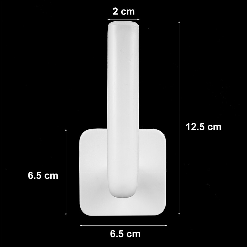 Wall Mount Kitchen Self Adhesive Paper Roll Holder Rack For Towel Storage Tissue Hook Bathroom Accessories Stand