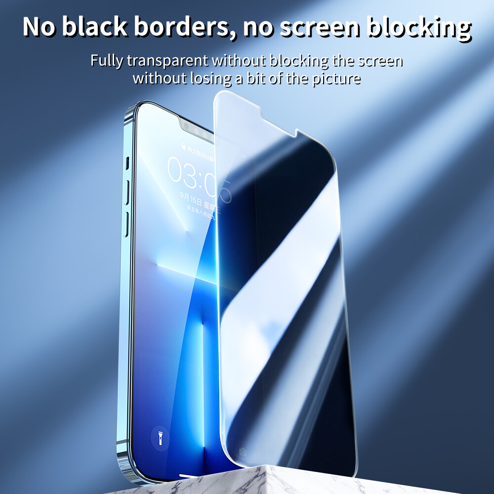 SmartDevil 25° Privacy Screen Protector for iPhone 13 Pro max iPhone 14 Pro max iPhone 15 Pro Max 14 Plus iPhone 12 Pro Max 11 Pro max XR XS iPhone 17e 16e Mobile Phone Non Full Coverage Tempered Glass Film Anti-peeping Anti-fingerprint Phone Film