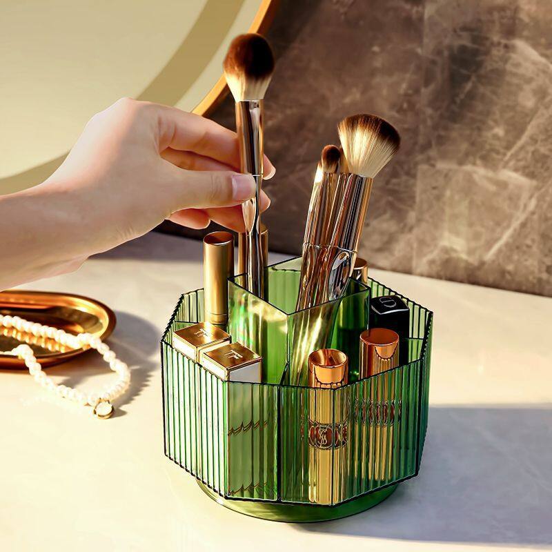 XINLANYASHE rotating storage box Storage box, shelf, multi-purpose cosmetic storage box shelves and drawers desktop storage box makeup brush storage box shelf 360 degree rotating storage box