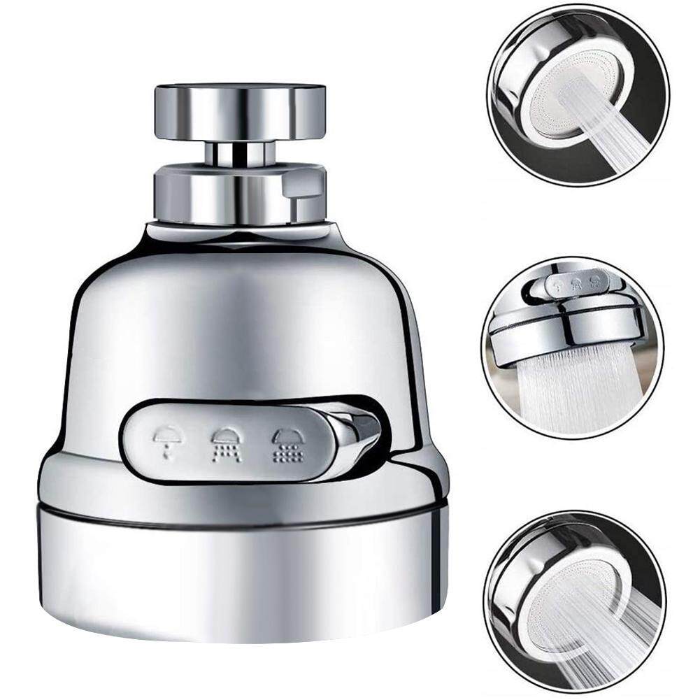 Vòi Bồn Rửa Nhà Bếp Xoay Được Bằng Thép Không Gỉ Đầu Vòi Chống Bắn Nước