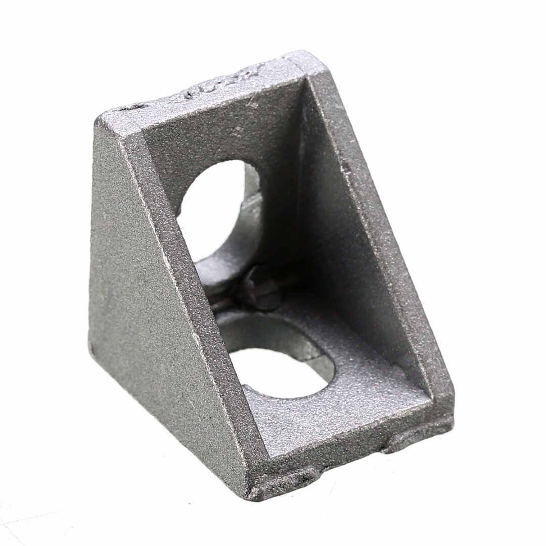 BOKALI 25pcs New 20*20*17mm Solid Cast Aluminum 2020 Corner Bracket for 20mm Extrusion