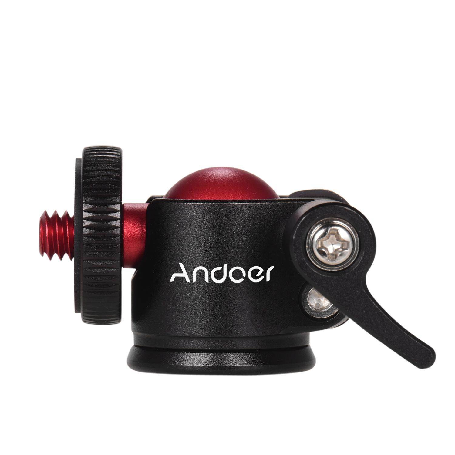 Andoer Mini Tripod Ball Head 360 Degree Swivel for DSLR Camera