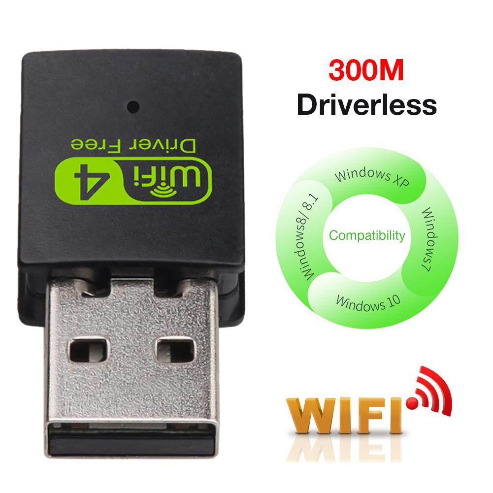 【In Stock】Heyapan Thẻ Mạng Không Dây Usb Mini Bộ Thu Wifi Không Dây 300M Bộ Chuyển Đổi Wifi Usb