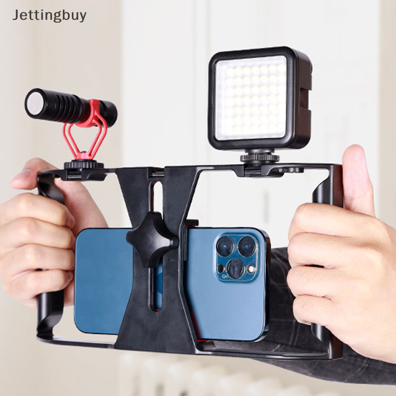 Flash Sale Video Camera Cage Stabilizer Mount Holder Handheld Frame Film Rig Vlog Phone