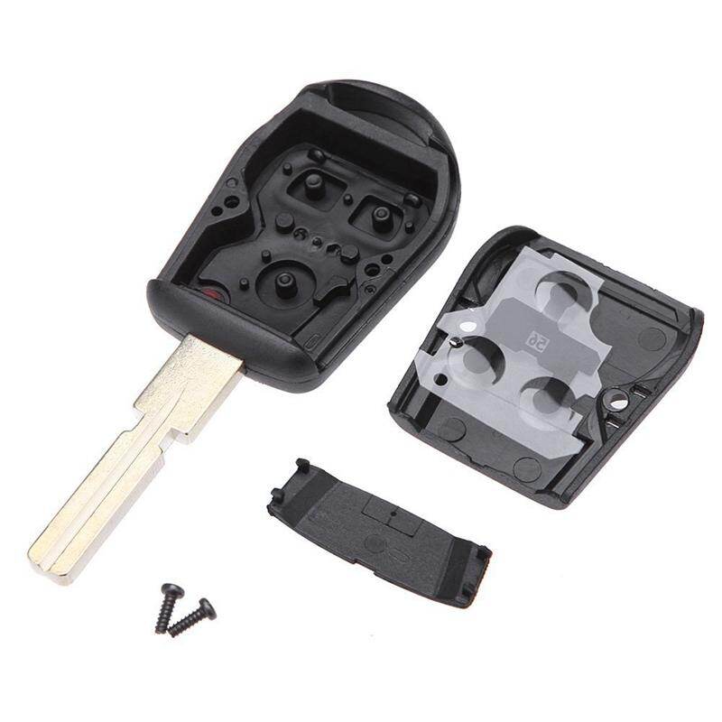 Uncut Replacement 3 Button Car Remote Key Keyless Shell Case for BMW E31 E32 E34 E36 E38 E39 E46 Z3