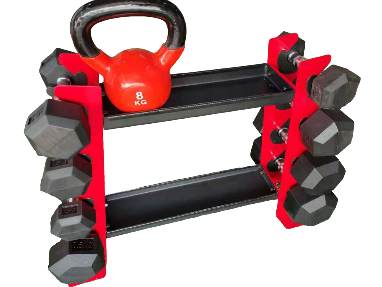 Cap dumbbell kettlebell rack sale