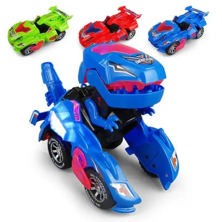 dinosaur robot car