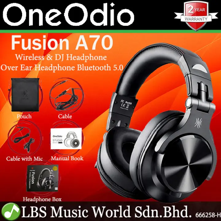 oneodio a70 bluetooth over ear headphones
