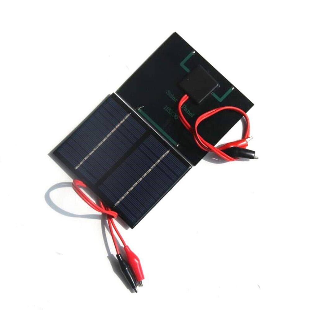 ECU0N 12V with Clip Flexible Power Solar Panel Charger Modules Battery Panels