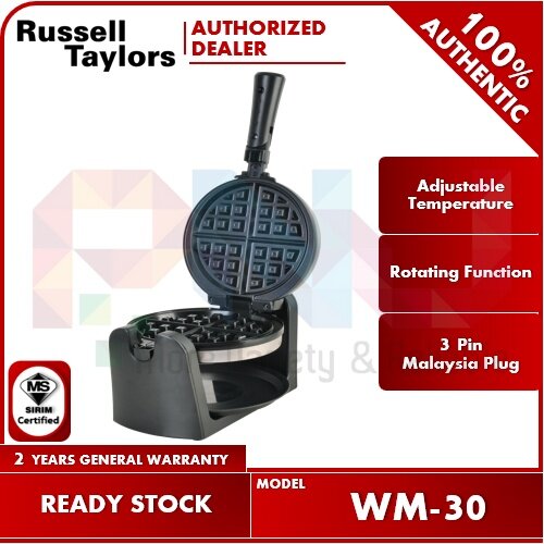 russell taylor 3 in 1 waffle maker