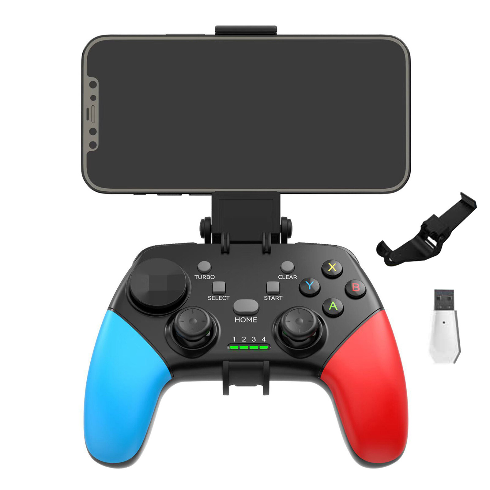 Bluetooth-compatible Wireless 2.4g Gamepad Joystick Controller Compatible For Switch Mobile Computer Steam Eating-chicken Pubg Tv