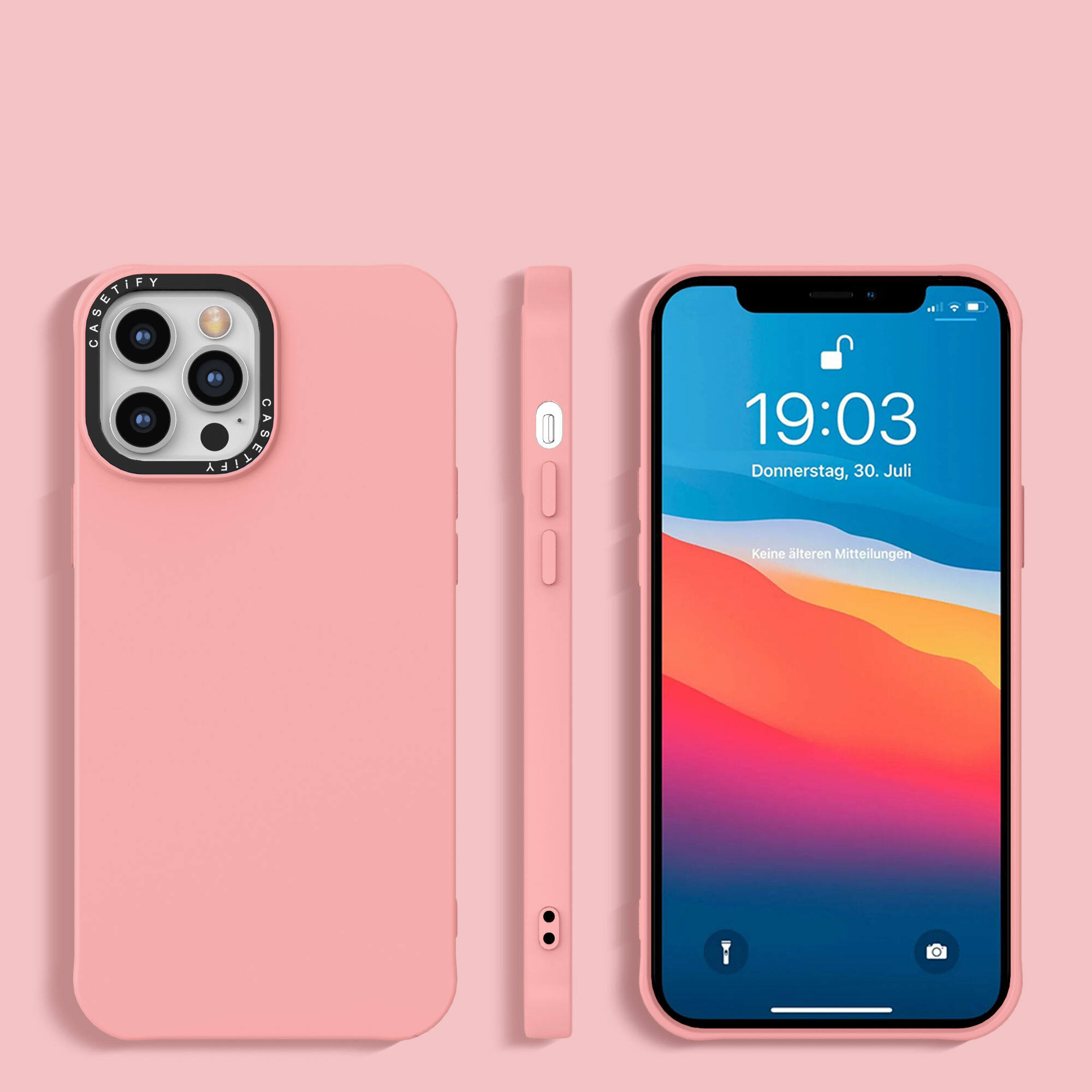 Casetify simple candy color basic impact soft silicone tpu case cover