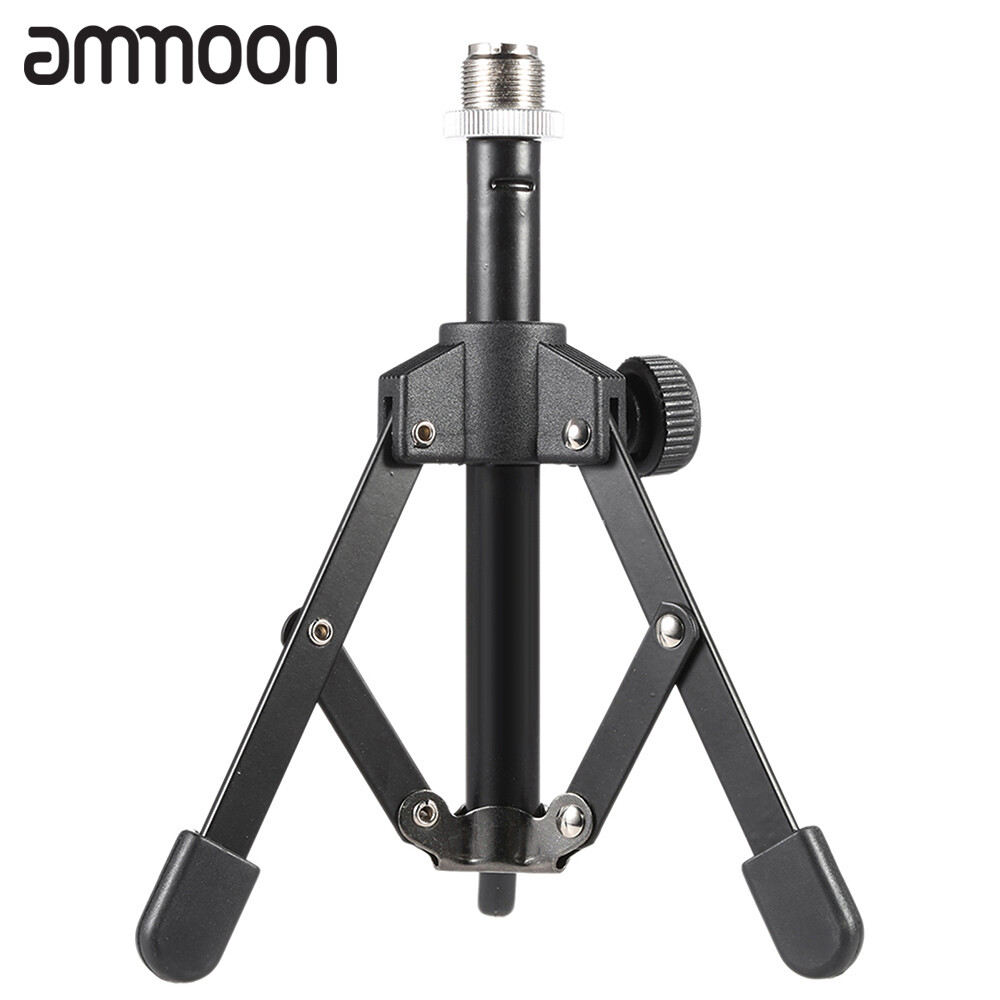 MS-12 Mini Foldable Desktop Tabletop Tripod Mic Stand