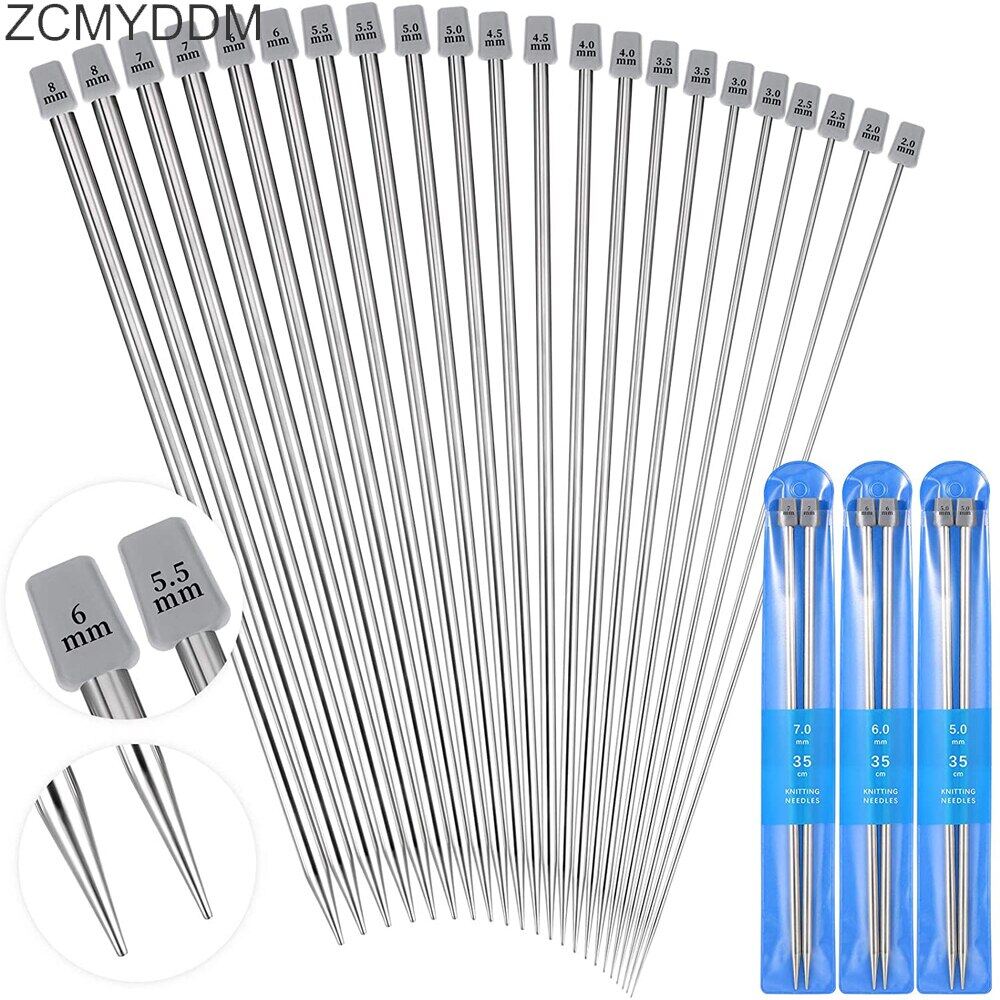 Different Sizes 1.5mm to 5.0mm 11pcs Circular Knitting Needles Set 43cm Circular Knitting Needles Set Beginners 43/65/80cm