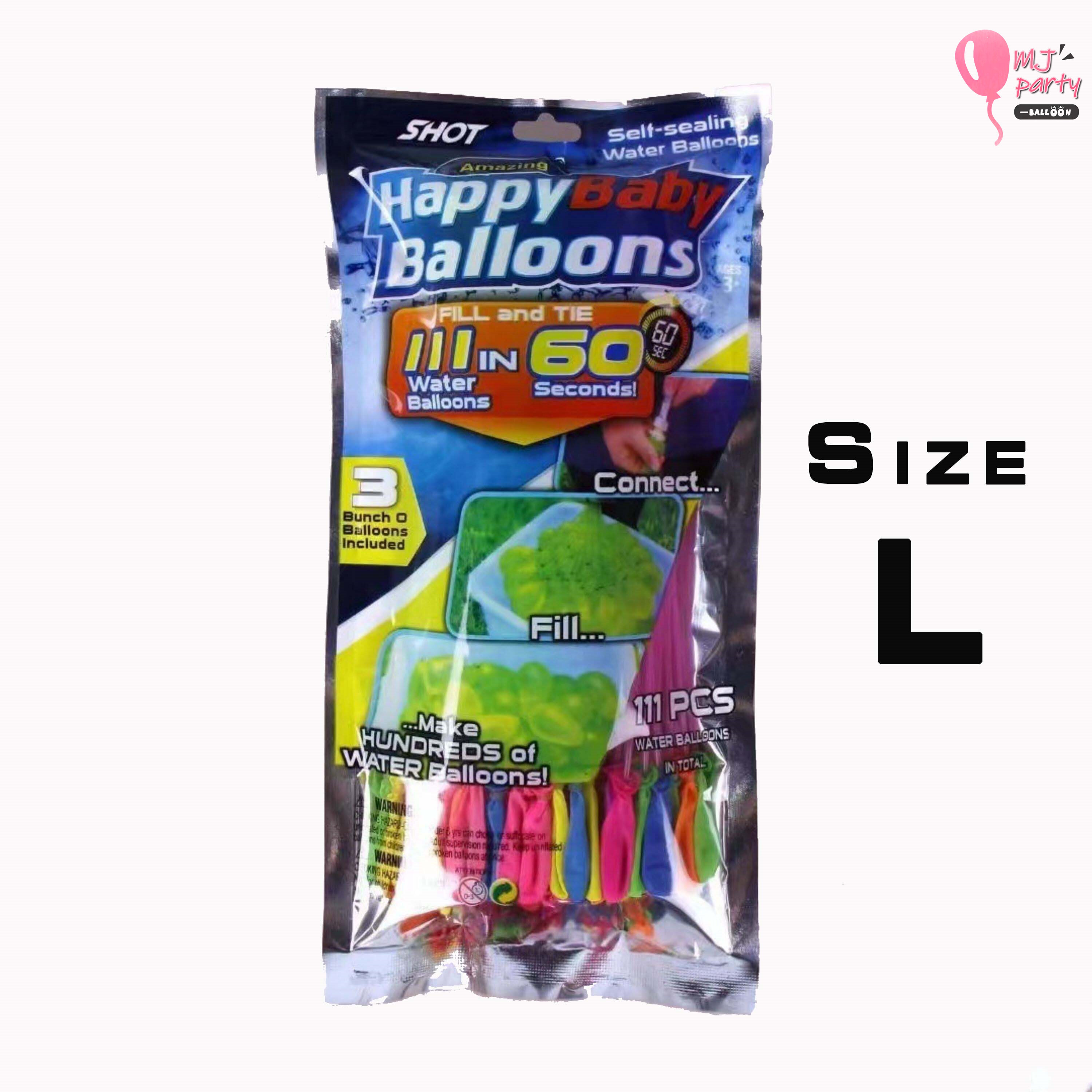 111pcs Water balloons Kid Outdoor Fun Quick Fill Self Sealing kid fun