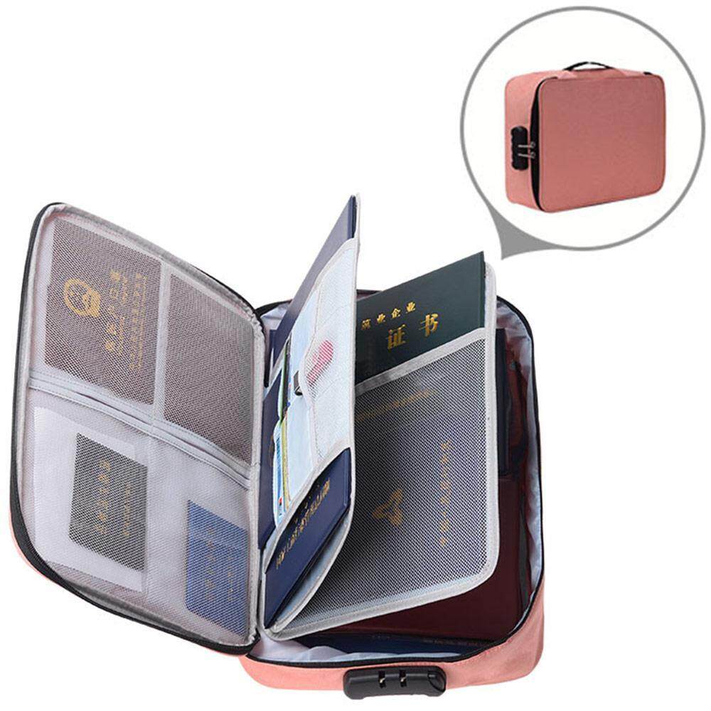 Multi-Function Document Wallet Large-Capacity Wallet. Mens Wallet Passport Wallet