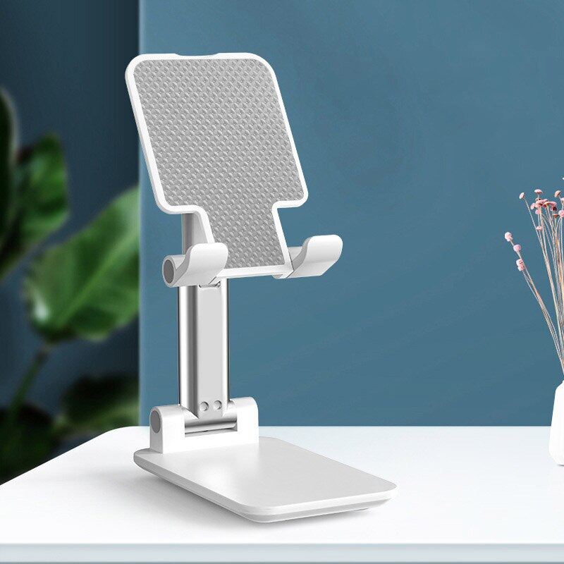 Điện thoại di động giá đỡ điện thoại máy tính để bàn lười biếng cạnh giường ngủ phổ hỗ trợ đứng cho điện thoại di động có thể gập lại và cẩu đa chức năng Kính thiên văn