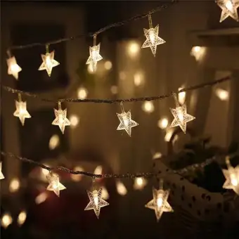 Oshioner Led String Lights 3m Star Fairy Light Copper Wire Battery