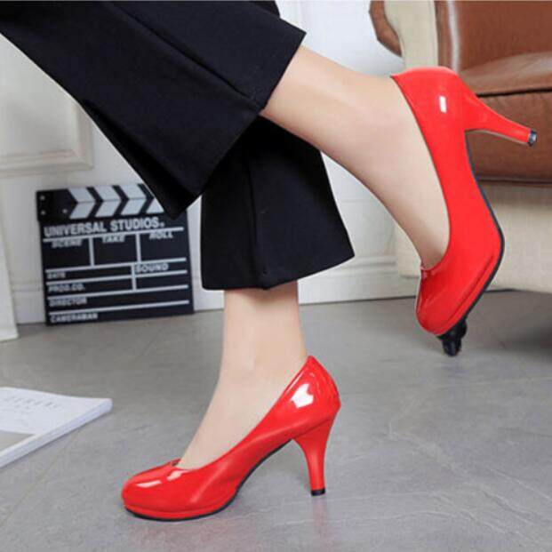 [PREORDER]QUILLA Woman Heels Outdoor High Heels Kasut Perempuan Kasut Wanita Office Wear Casual